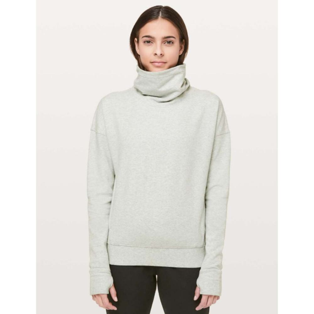 Lululemon Go Forward Pullover Heathered Core Ultra Light - Size 4 - Excellent!